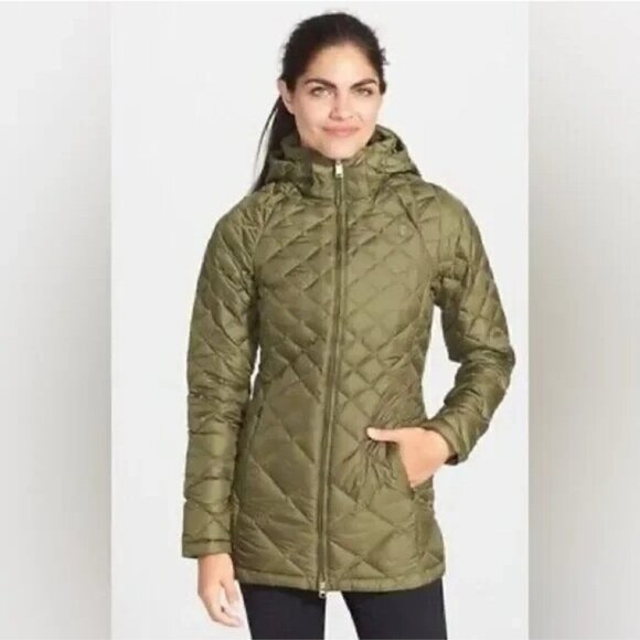 The North Face Women's LG Transit Down Jacket in Olive Green Gorpcore Winter Ski - Picture 1 of 12